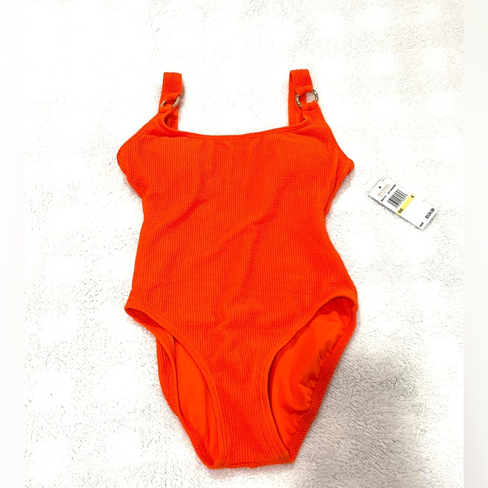 Orange One-Piece Swimsuit